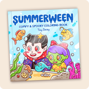 Summerween Coloring Book