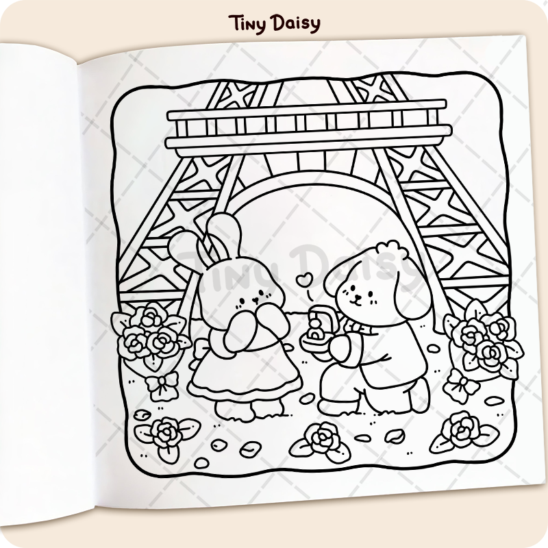 Fuzzy France Coloring Book - Image 6