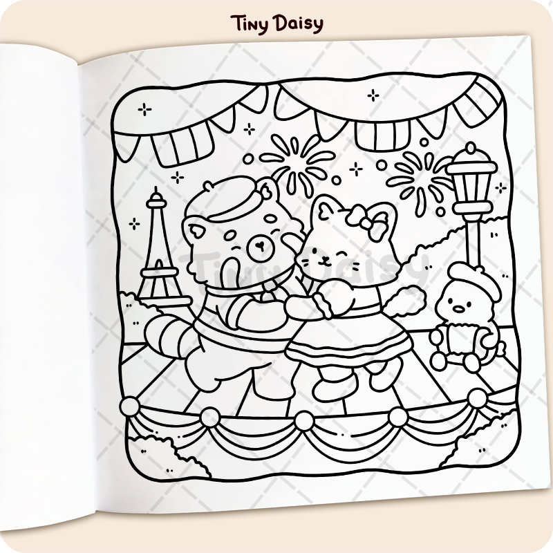 Fuzzy France Coloring Book - Image 8