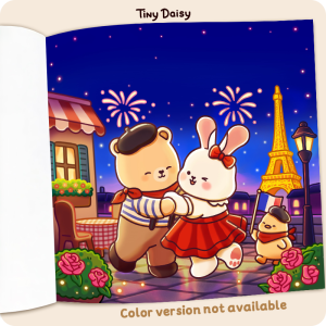 Alternative view of Fuzzy France Coloring Book