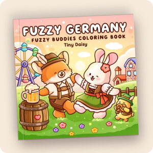 Fuzzy Germany Coloring Book