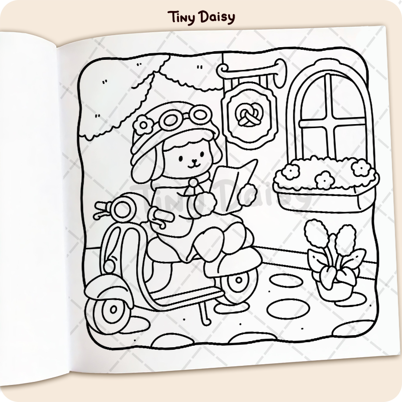 Fuzzy Germany Coloring Book - Image 2