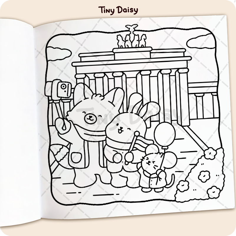 Fuzzy Germany Coloring Book - Image 3