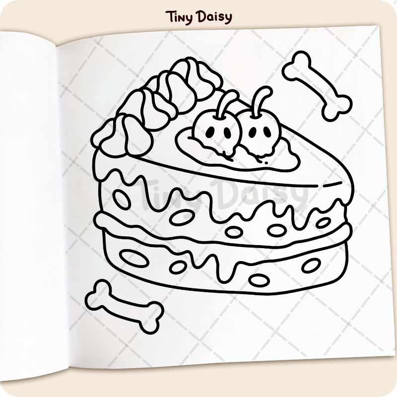 Spooky Foods & Drinks Coloring Book - Image 2