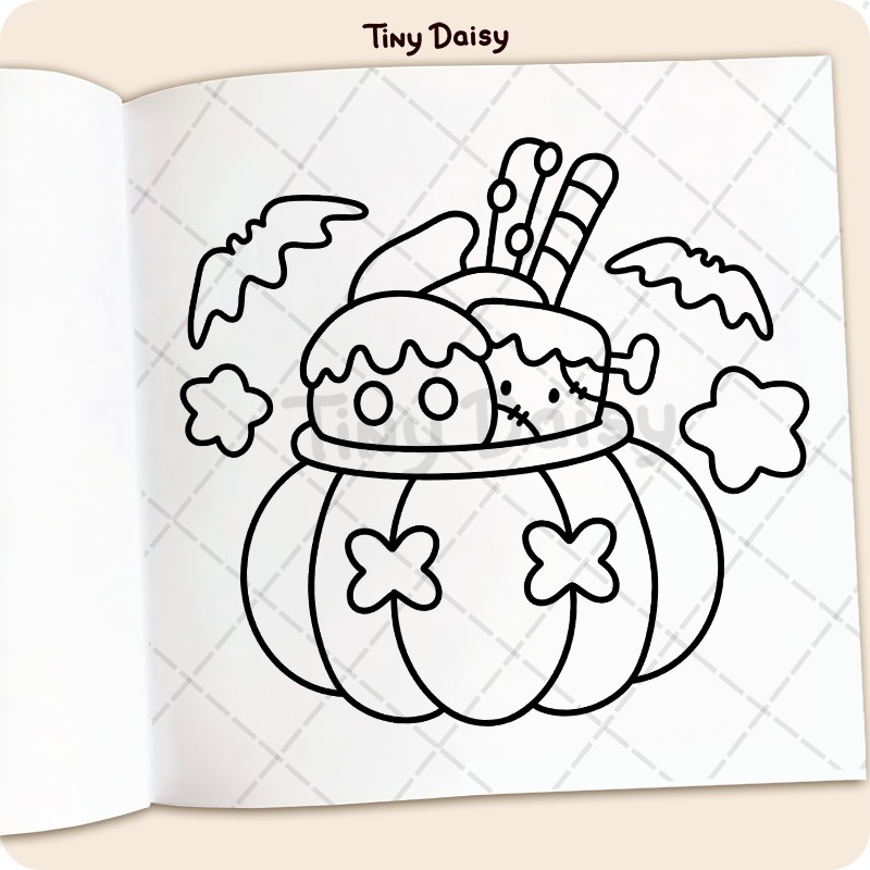 Spooky Foods & Drinks Coloring Book - Image 5