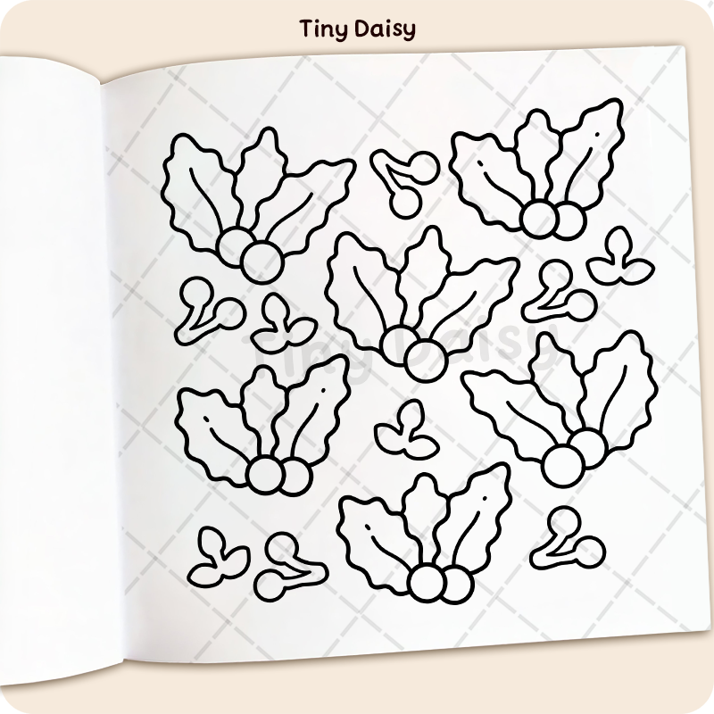 Christmas Patterns Coloring Book - Image 3