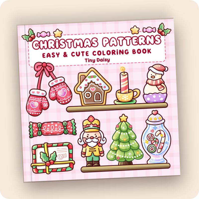 Christmas Patterns Coloring Book