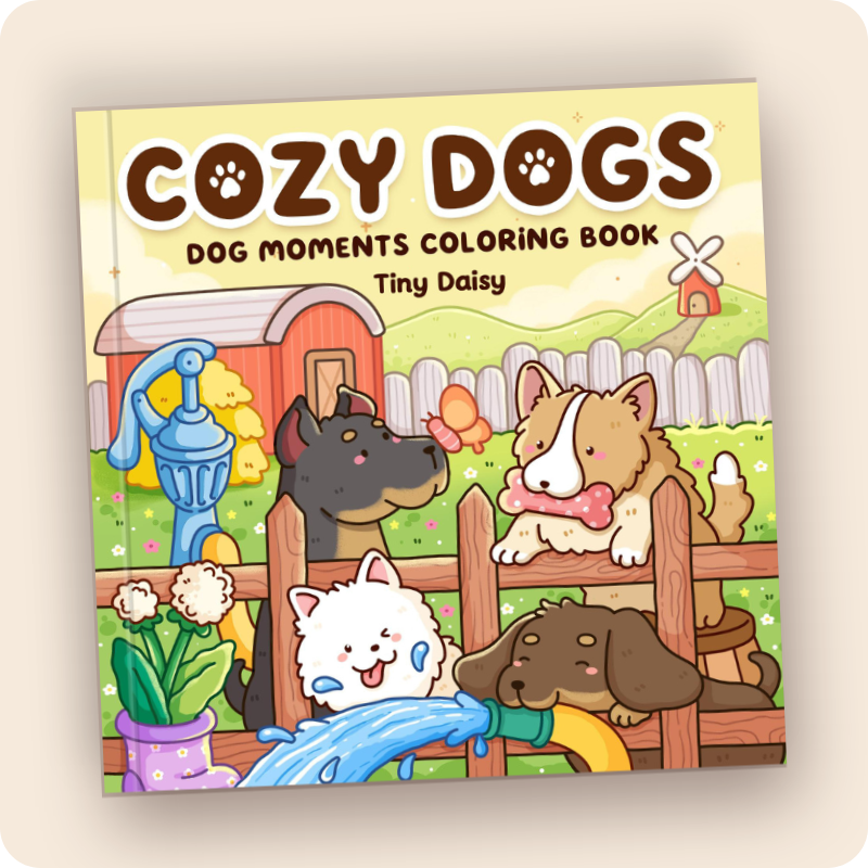 Cottage Paws Coloring Book