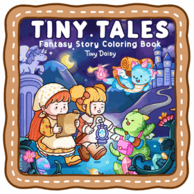 Cozy 1970s Mini Coloring Book