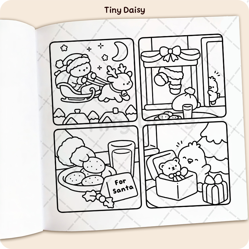 Fuzzy Advent Coloring Book - Image 6