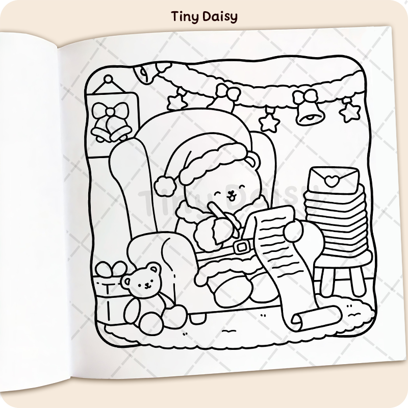 Fuzzy Advent Coloring Book - Image 5