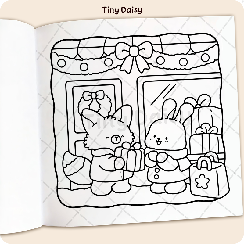 Fuzzy Advent Coloring Book - Image 4