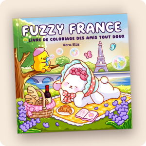Fuzzy France Coloring Book (French Edition)