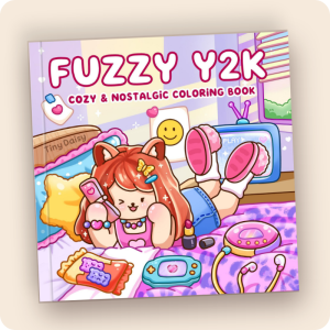 Fuzzy Y2K Coloring Book