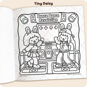 Alternative view of Fuzzy Y2K Coloring Book